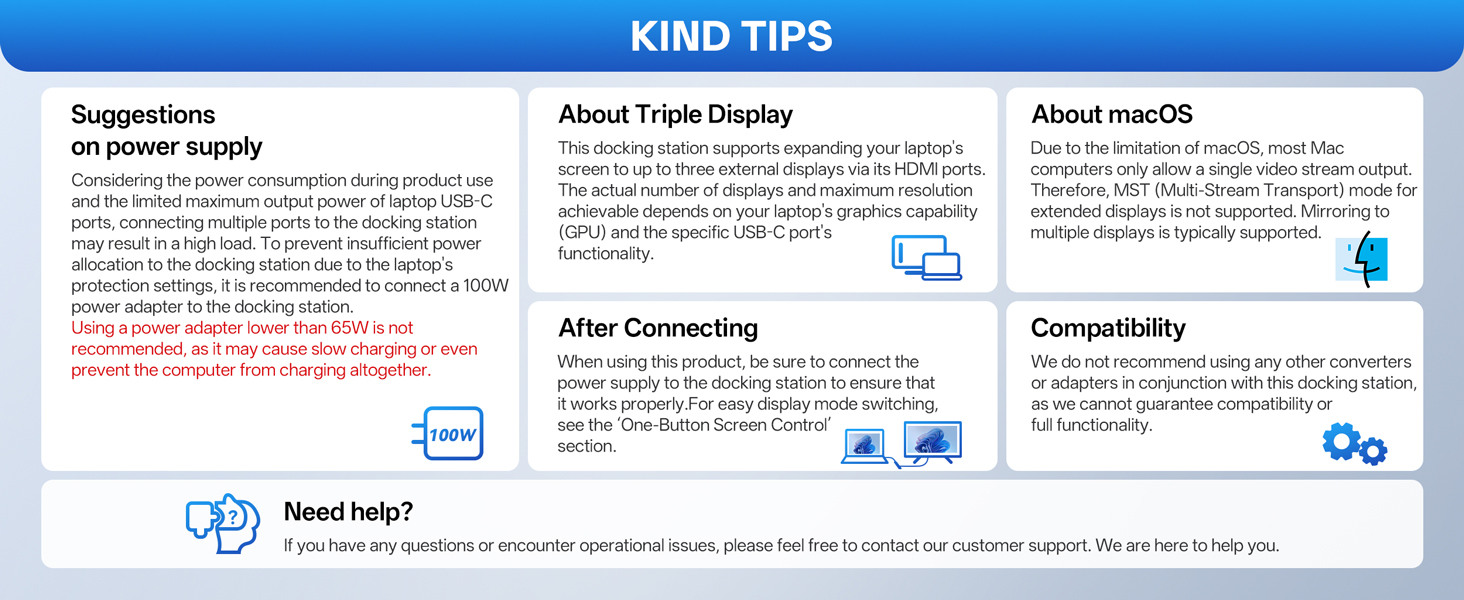 docking station for dell hp lenovo laptops