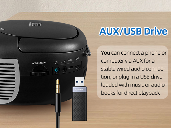 CD and Cassette Player