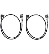 Duttek USB Header to Micro USB Dupont Cable, 90 Degree Right Angle Micro USB Male to 5 Pin Mother...