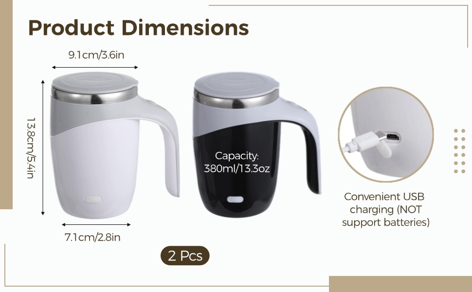 Coffee Mug Self Stirring