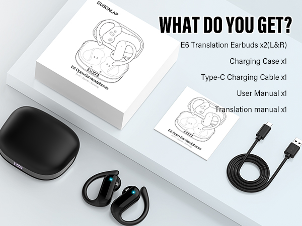 wireless bluetooth translation earbuds
