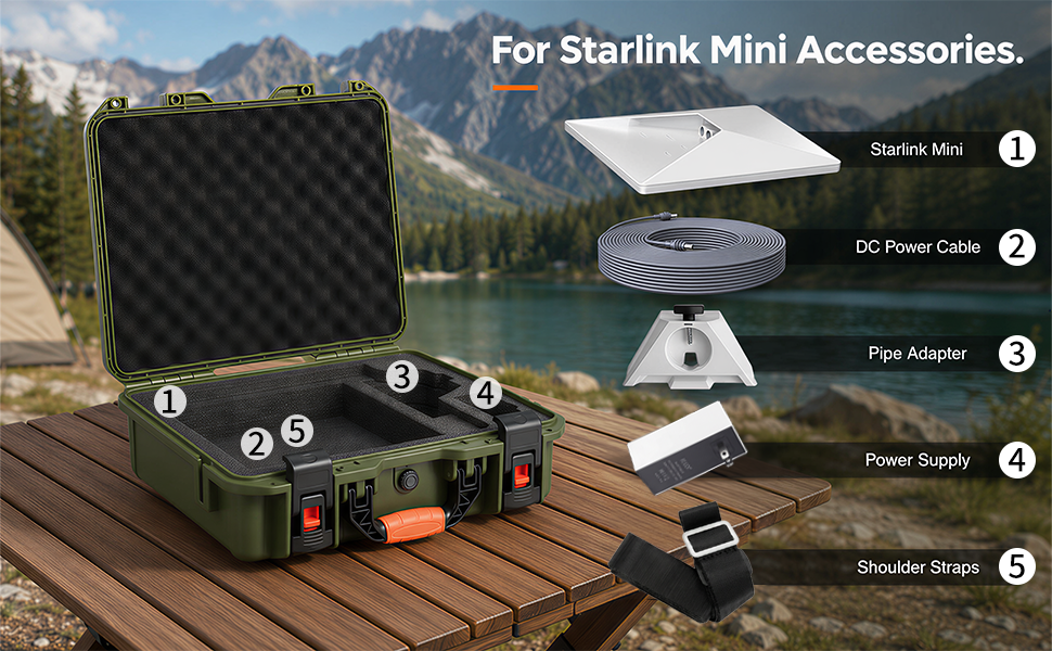 starlink mini accessories hard case starlink accessories