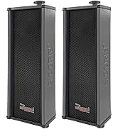 5 CORE Outdoor Speakers Pair Stereo in Wall Speaker 100W Peak Passive Mount Wired Waterproof Pati...