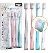 Extra Soft Toothbrushes for Adults - 20,000 Bristles, Super Nano Toothbrushes for Adults for Sens...