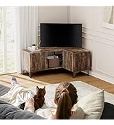 Pipishell Adjustable TV Console for up to 75 Inch TVs with 3 Assembly Options, TV Stand with Stor...