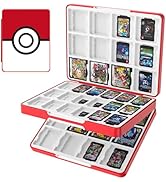 TiMOVO 60 Game Card Case for Switch OLED/Switch/3DS/2DS, 60 Slots Switch Game Holder Cartridge Fo...