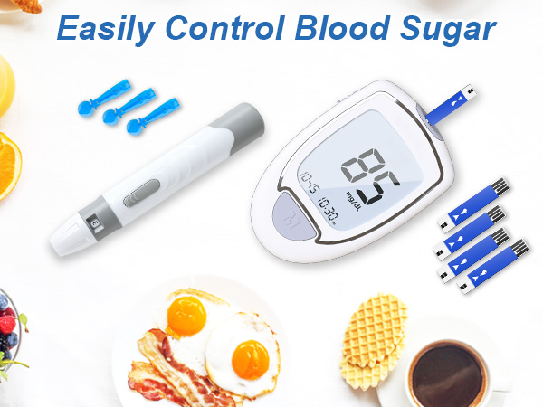 blood glucose monitor blood sugar monitor no prick