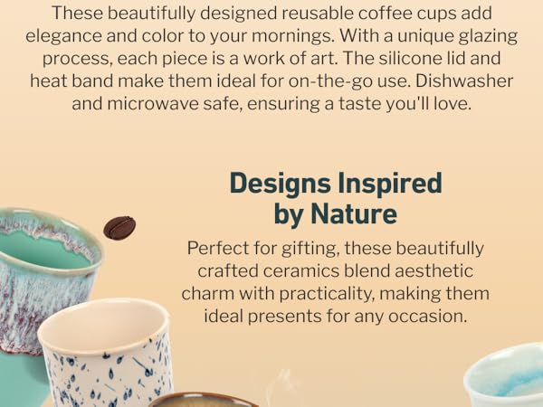 Nova Ceramic Travel Mugs