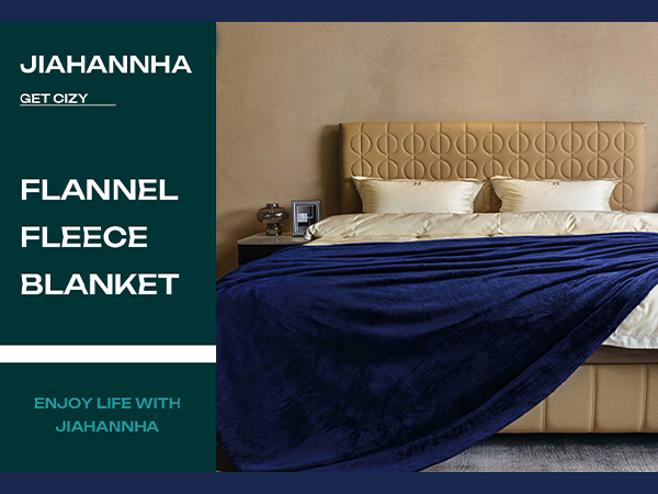 blue throw blanket