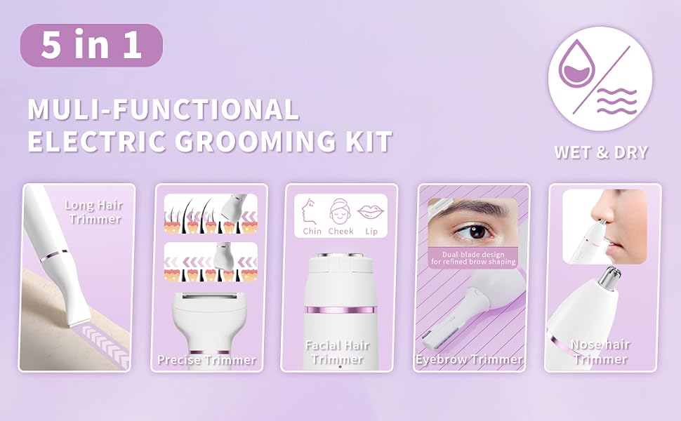 Electric Shaver for Women, Bikini Trimmer