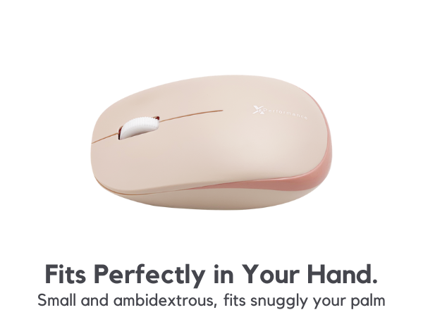 wireless mouse brown