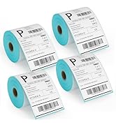 OnlyPaper 4 Rolls 4x6 Thermal Labels, 1800 Labels, Direct Shipping Labels for Zebra &amp; Rollo Label...