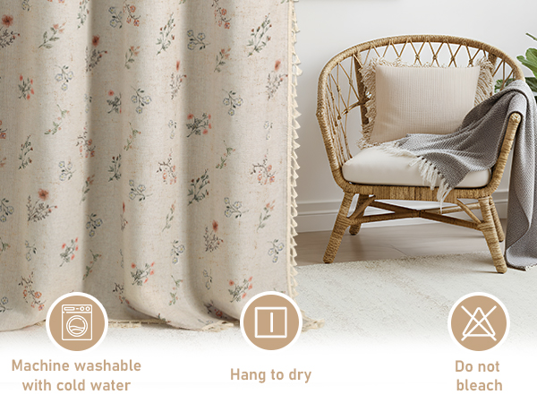 Floral Blackout Curtains