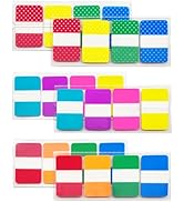 KICNIC Sticky Index Tabs 480 Pieces, 1 Inch Divider Tabs Stick On, Page Marker Bookmark, Write Ta...
