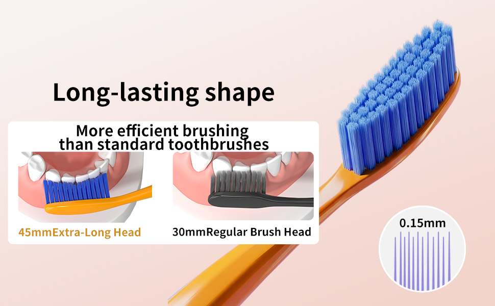 Large Long head toothbrush