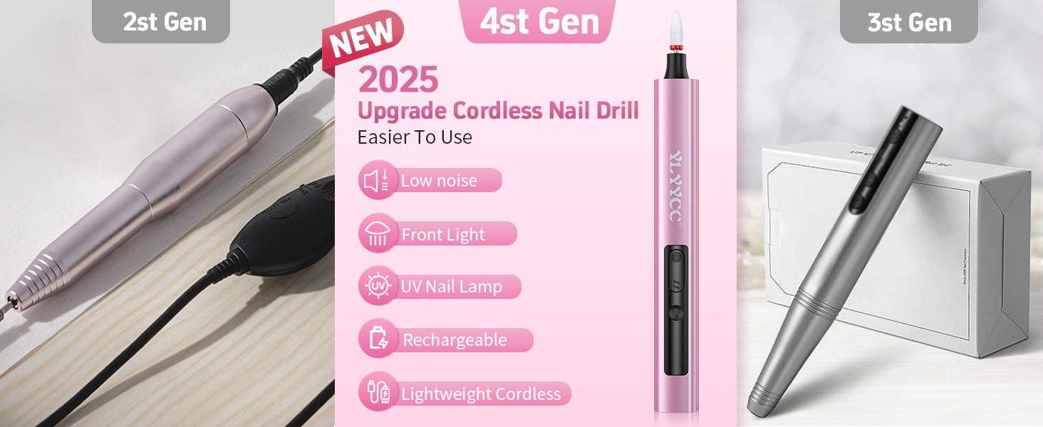 electric nail drill bits electric nail file kit UV nail lamp light nail tools for nail art kit 