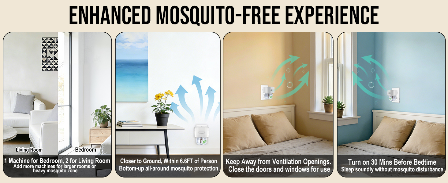 ENHANCED MOSQUITO-FREE EXPERIENCE