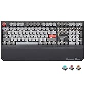 Hexgears X5 Wireless Mechanical Keyboard Full Size 108 Keys, Kailh Box 3.0 Clicky Switch, Ergonom...
