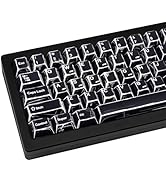 GEKUCAP PBT Keycaps 136 Keys Manga Theme Custom Keycaps Set, Cherry Profile Dye-Sublimation Black...