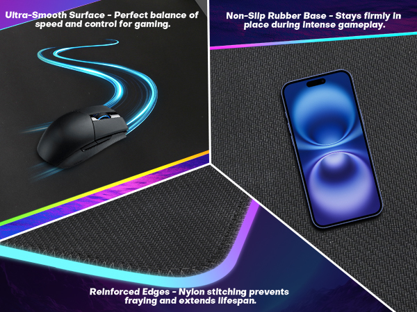 wireless charging mouse pad
