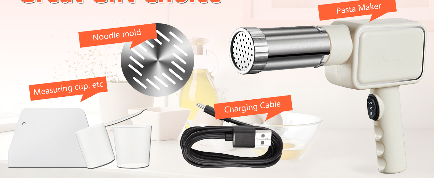 6-In-1 Cordless Noodle Machine