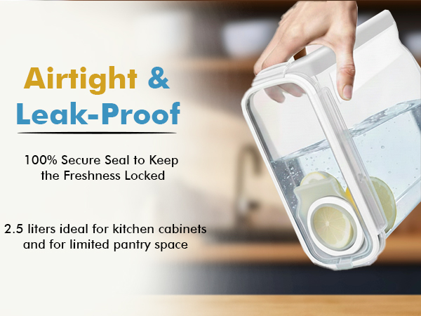 pantry containers with lids airtight, cereal organizer, Kitchen and pantry storage containers
