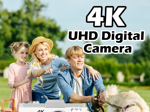 Digital Camera,Autofocus 4K Vlogging Camera