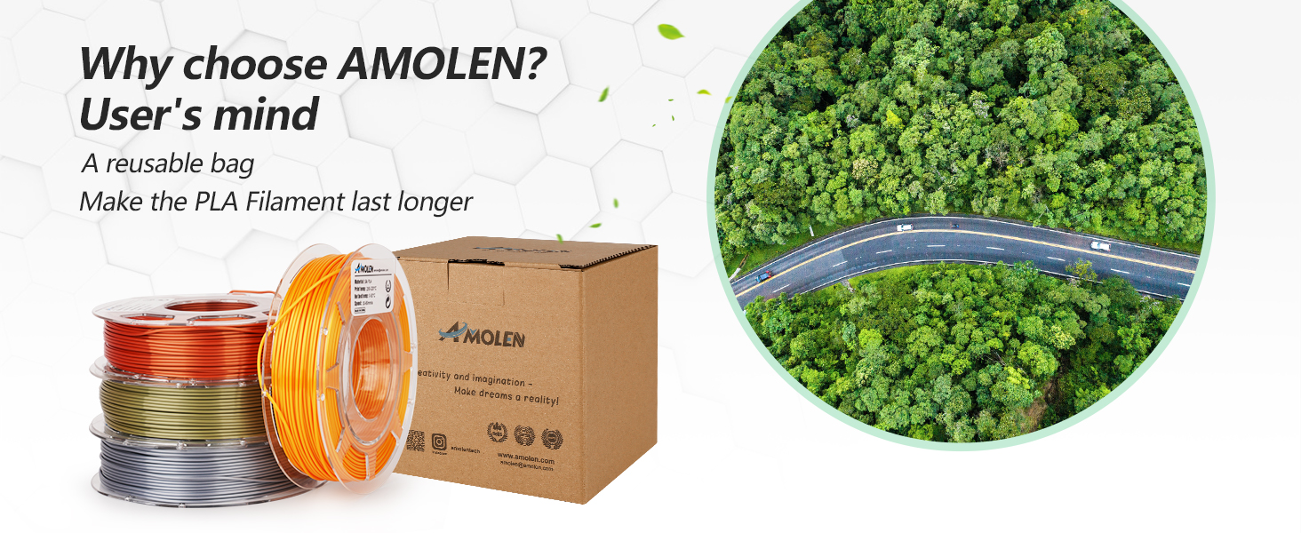 Silk PLA Filament 1.75mm 3D Printer filaments