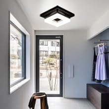 Anmaice 8in flush mount dimmable led ceiling light fixtures Hallway Balcony Cloakroom lights