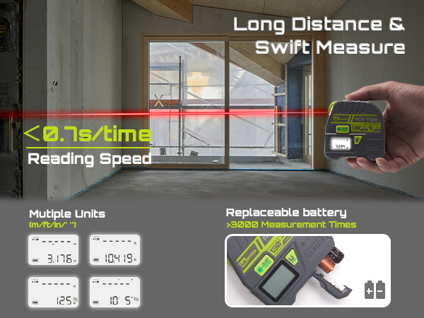ACE-Tape Laser Tape Measure