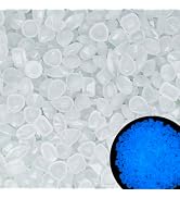 1000pcs Glow in The Dark Rocks Outdoor Decorative Stones Glowing Pebbles for Aquarium Decoration,...