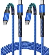 KIYODA USB C to C Cable for CarPlay 6FT-Blue