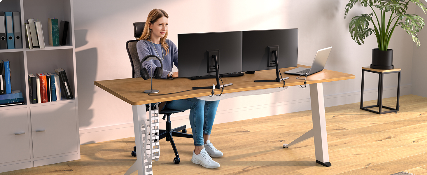 vertebrae cable management under desk