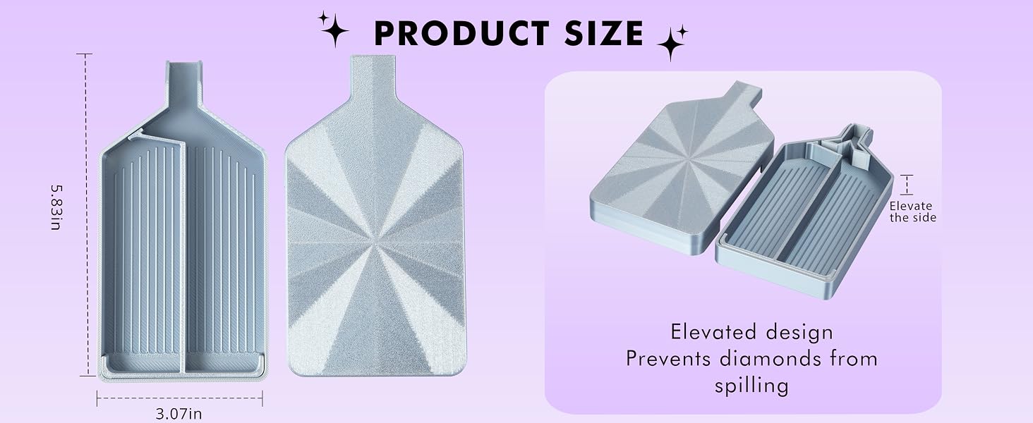 Diamond Art Trays with Lids