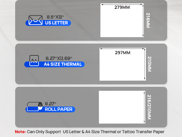 Printer Portable printer thermal printer inkless printer wireless printer