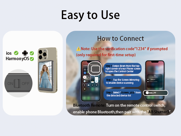 selfie screen monitor for iphone
