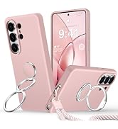 Rockaway for Samsung Galaxy S26 Ultra Case [Double Ring Stand &amp; Wrist Strap], Liquid Silicone Pho...