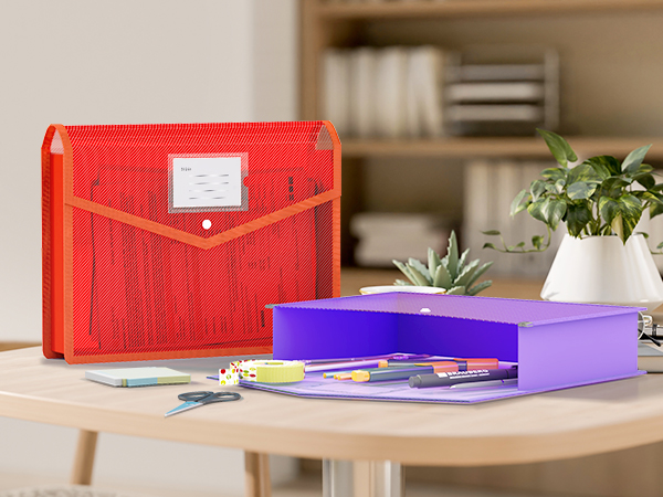 plastic expanding file folder