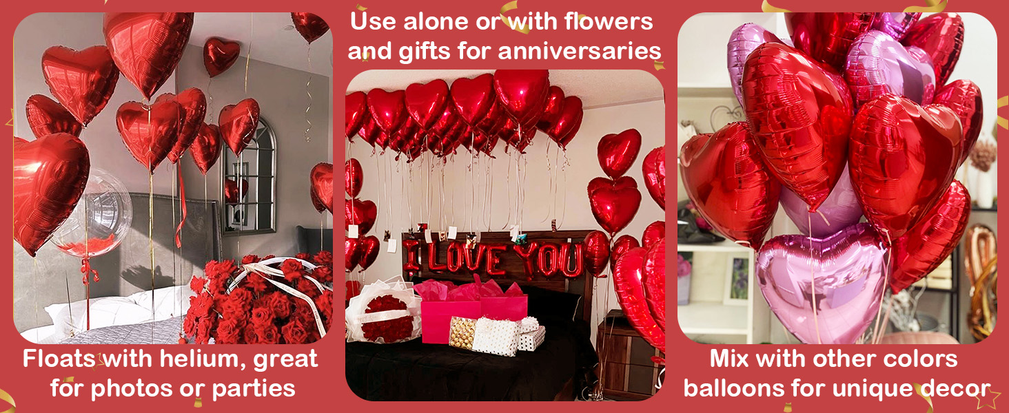 heart balloons