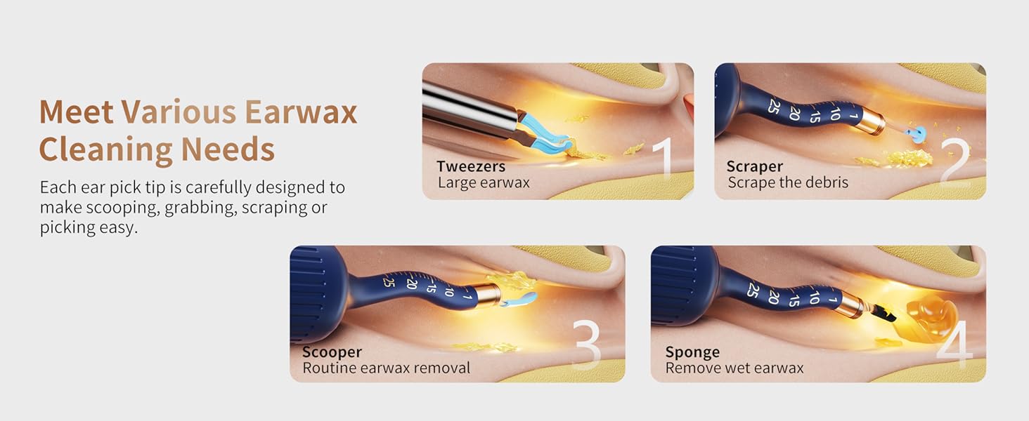 ear pick with camera