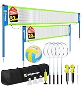 volleyball &amp;amp;amp; badminton combo net set