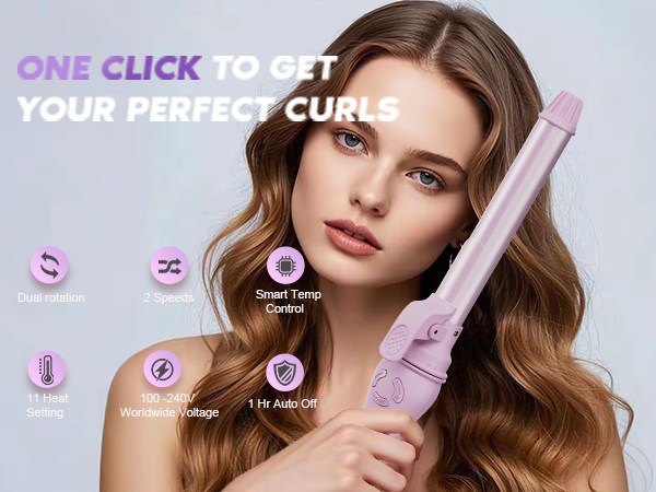 rotating curling iron