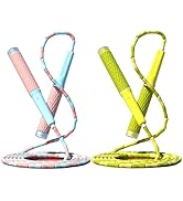 VIIBASE 10 Pack PVC Jump Rope for Cardio Fitness - Versatile Adjustable Skipping Rope for Women M...