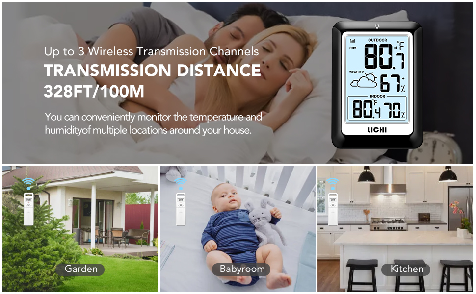 outdoor indoor thermometer wireless