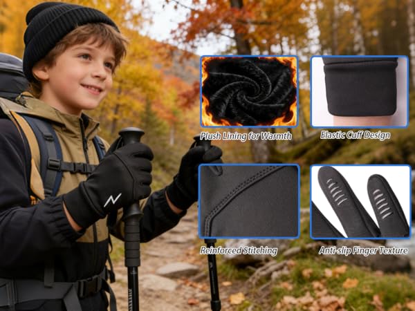 boys gloves 10-12 years boys winter gloves kids gloves waterproof gloves kids gloves boys