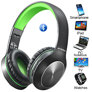 Made by premium materials, 0.38lb Rydohi over the ear headphones
