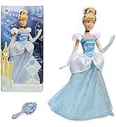 Disney Store Official Princess Cinderella Classic Doll for Kids, 11 ½ Inches, Includes Brush with...