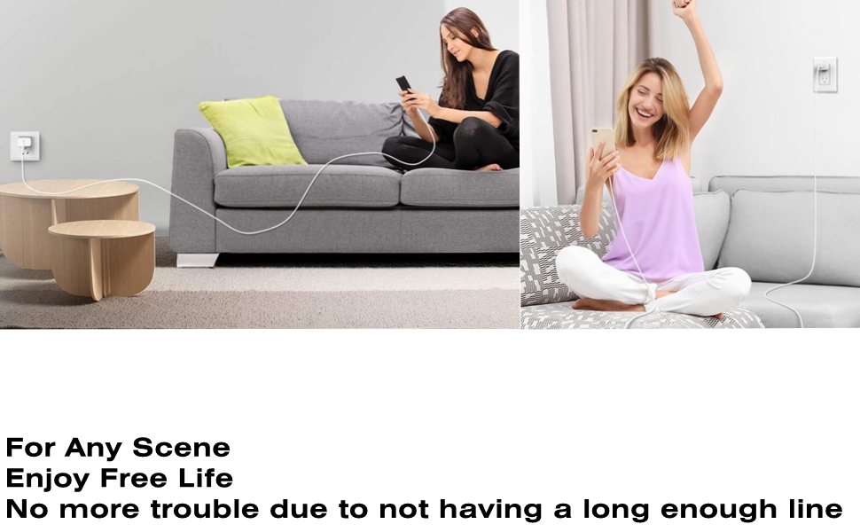  USB C male to female extension cable