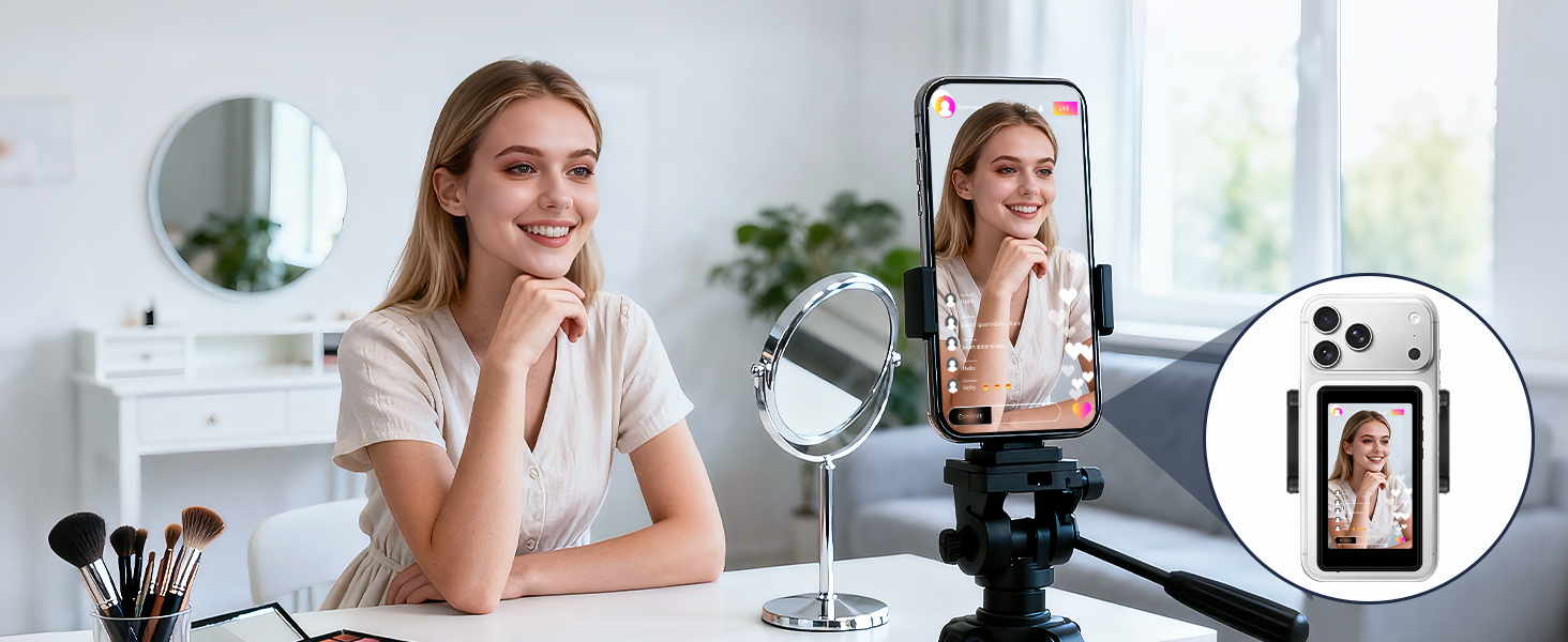 selfie monitor screen