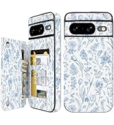 uCOLOR Compatible with Google Pixel 8 Wallet Case with Card Holder Slot Folio Flip PU Leather Cov...